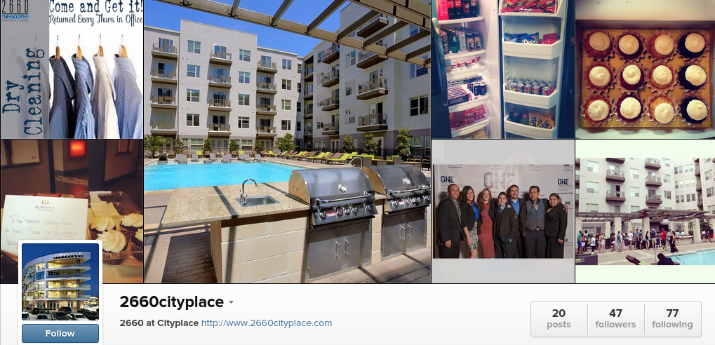 instagram for multifamily