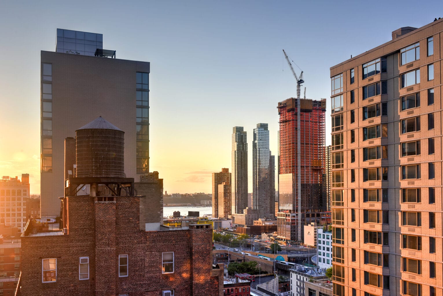 construction-buildings-skyline-evening