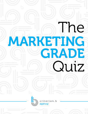 Marketing Grade Quiz